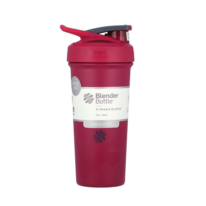 Blender Bottle, Strada Sleek™, Insulated Stainless Steel, Raspberry 740ml