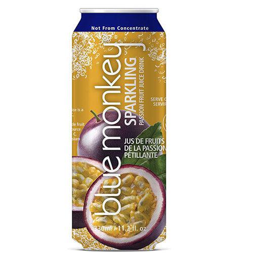 Blue Monkey Sparkling Passion Fruit Juice No Added Sugar 330ml