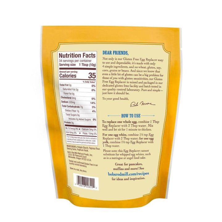 Bob's Red Mill Egg Replacer Gluten Free Vegan Non-GMO 340g