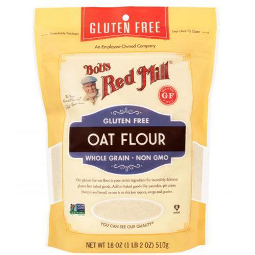 Bob's Red Mill Gluten Free Oat Flour Whole Grain Vegan Non-GMO 510g