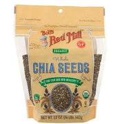 Bob's Red Mill Organic Chia Seeds Gluten Free Vegan Non-GMO 340g