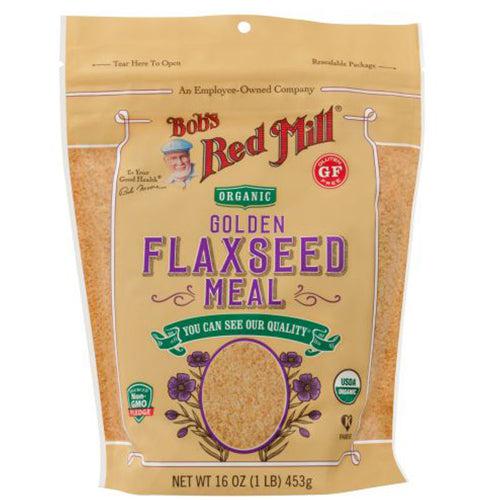 Bob's Red Mill Organic Golden Flaxseeds Meal Gluten Free Non-GMO Vegan 453g