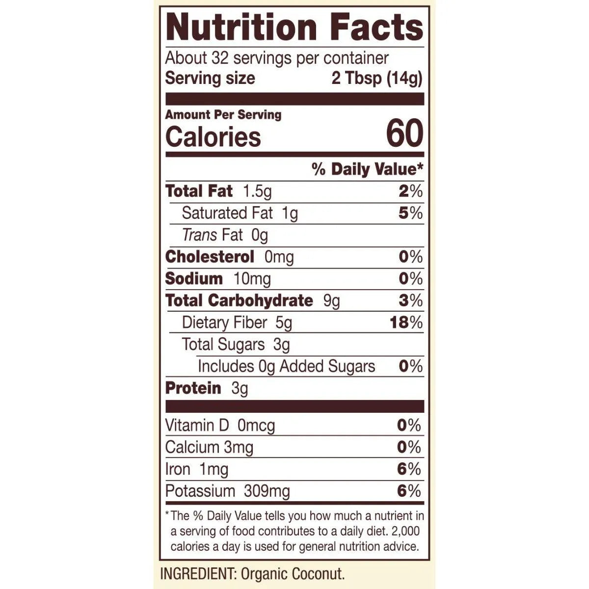 Bob's Red Mill Organic High Fiber Coconut Flour Gluten Free Keto Friendly Vegan 453g