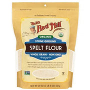 Bob's Red Mill Organic Spelt Flour Whole Grain Vegan 567g