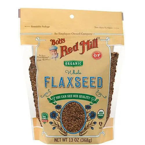 Bob's Red Mill Organic Whole Brown Flaxseeds Gluten Free 368g