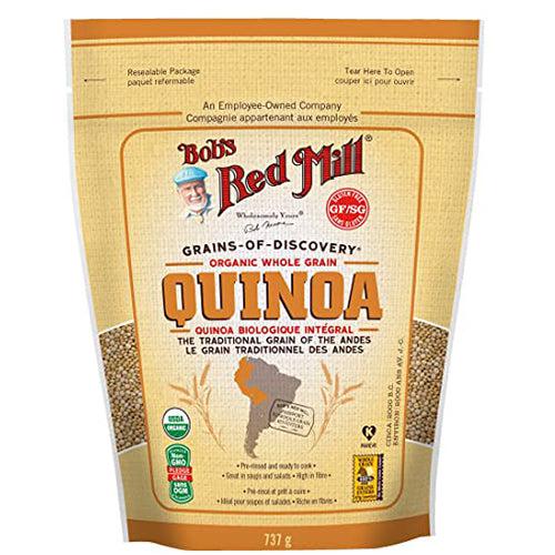 Bob's Red Mill Organic Whole Grain Quinoa Gluten Free Non-GMO 737g