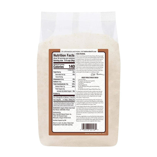 Bob's Red Mill Organic Whole Wheat Flour Vegan 1.36kg