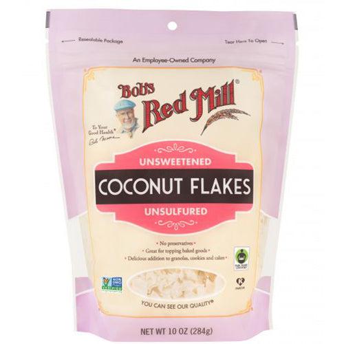 Bob's Red Mill Unsweetened Coconut Flakes Keto Friendly Vegan Non-GMO 284g
