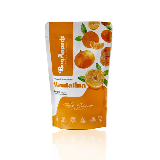 BonAppétit Freeze Dried Mandarin 100% Natural Gluten Free Vegan 20g