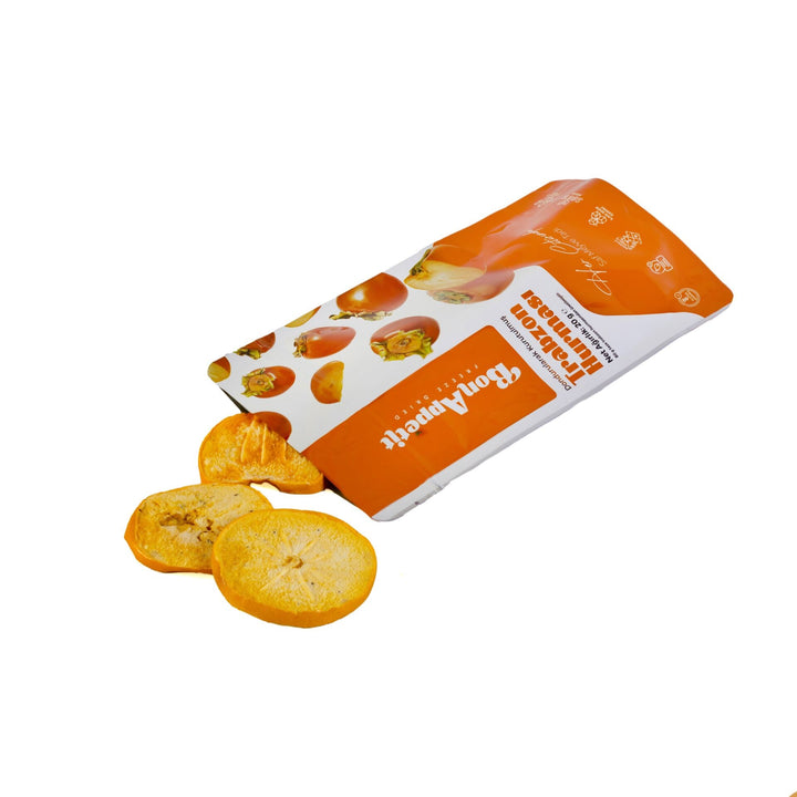 BonAppétit Freeze Dried Trabzon Persimmon 100% Natural Gluten Free Vegan 20g