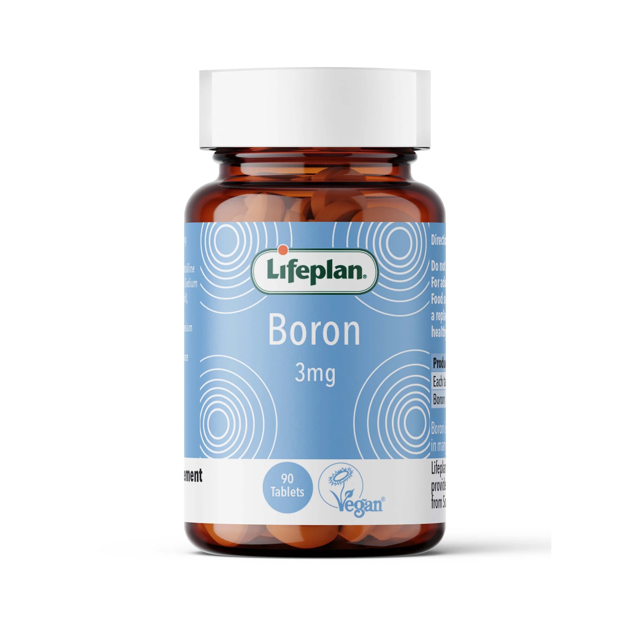 Lifeplane Boron 3mg 90 Vegan Tablets