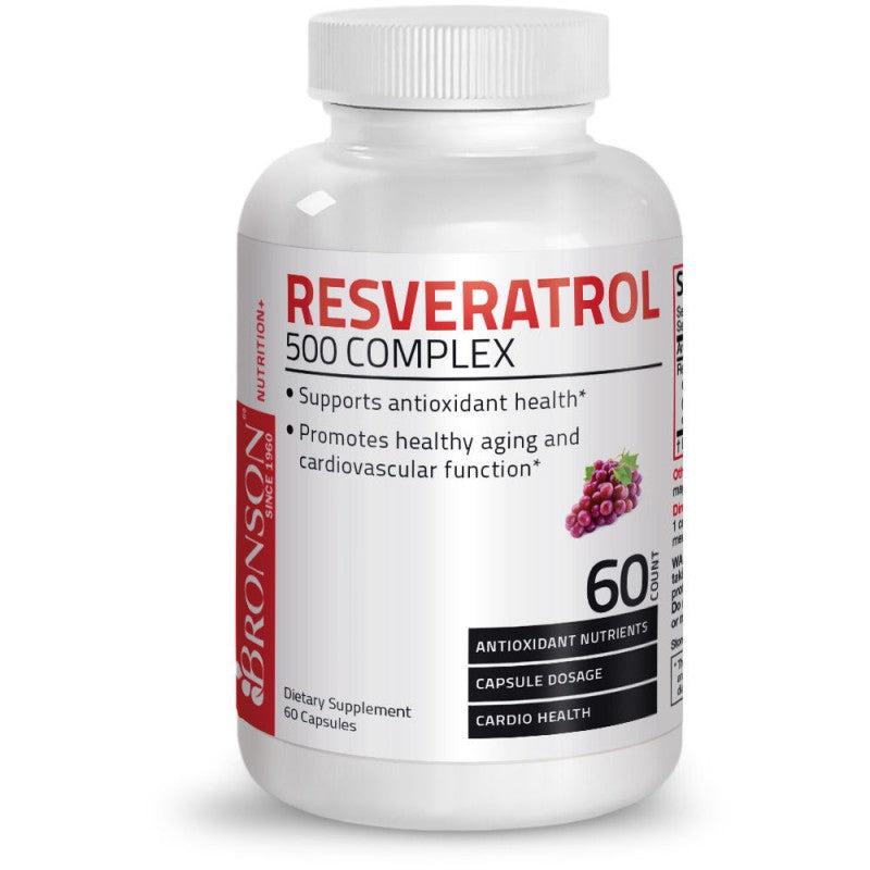 Bronson Resveratrol 500 complex 60 capsules