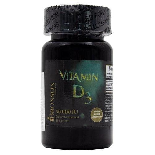 Bronson Vitamin D3 50000 IU 30capsules