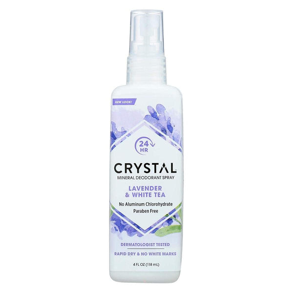 CRYSTAL ESSENCE Deodorant Spray Lavender & White Tea 118ml