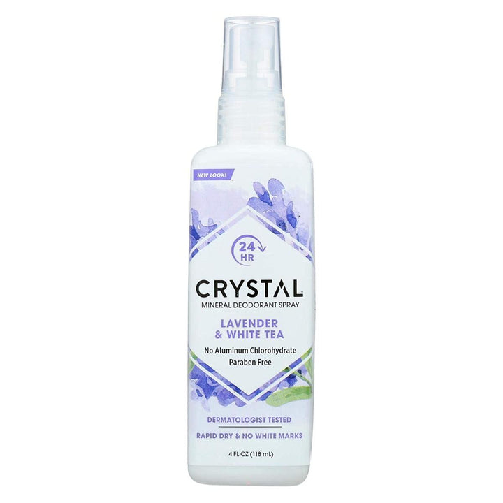 CRYSTAL ESSENCE Deodorant Spray Lavender & White Tea 118ml