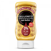 Callowfit Honey Mustard Sauce No Added Sugar No Fat Vegan 300ml