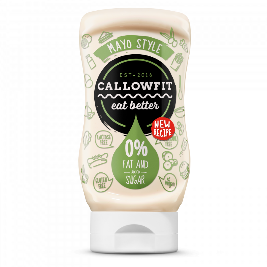 Callowfit Mayonnaise Sauce Mayo Style No Added Sugar No Fat Vegan 300ml