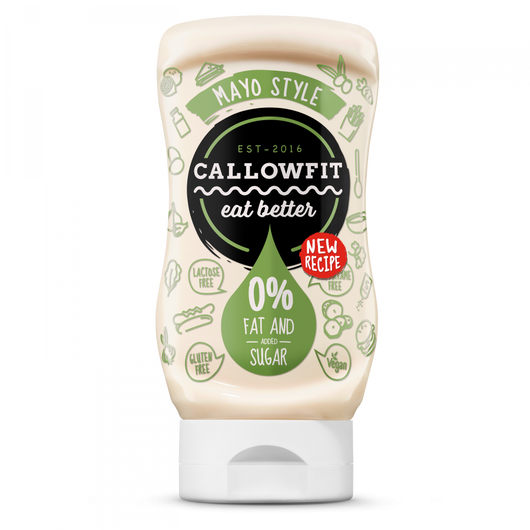 Callowfit Mayonnaise Sauce Mayo Style No Added Sugar No Fat Vegan 300ml