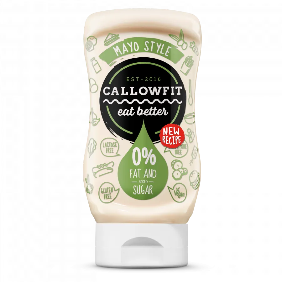 Callowfit Mayonnaise Sauce Mayo Style No Added Sugar No Fat Vegan 300ml