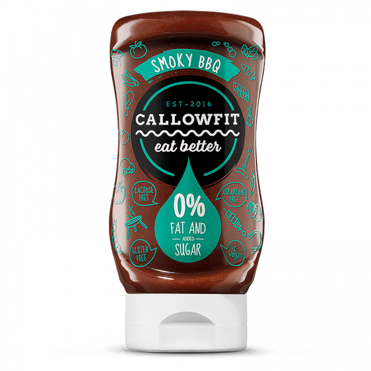 Callowfit Smoky BBQ Sauce No Added Sugar No Fat Vegan 300ml