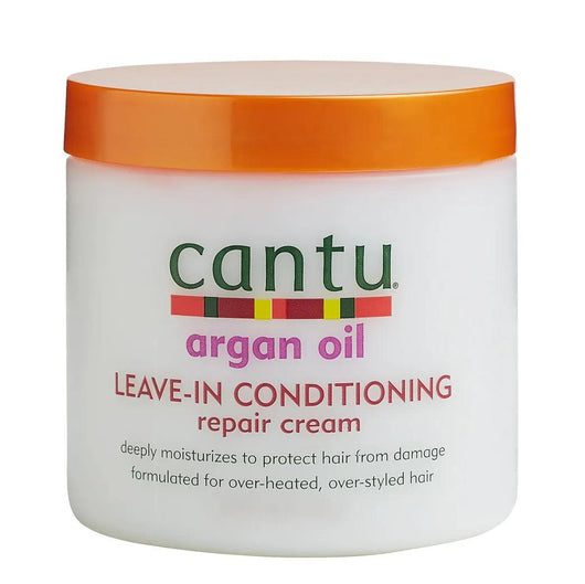 Cantu Argan Oil Leave-In Conditioning Repair Cream Sulfate Free 16 oz