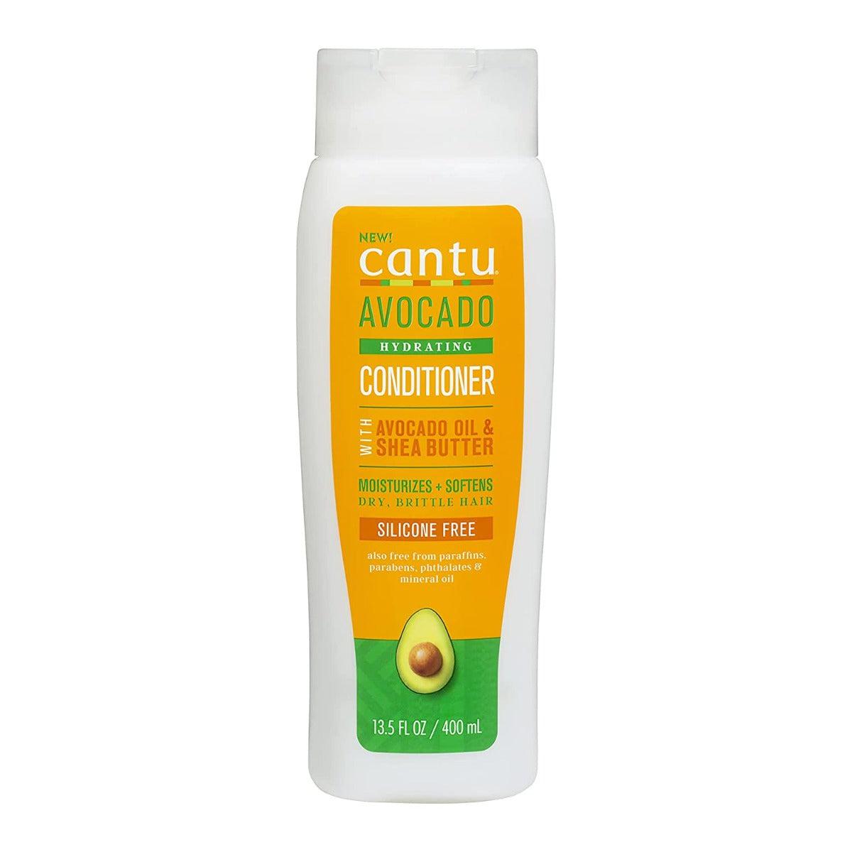 Cantu Avocado Hydrating Conditioner with Avocado Oil & Shea Butter Sulfate Free 400ml