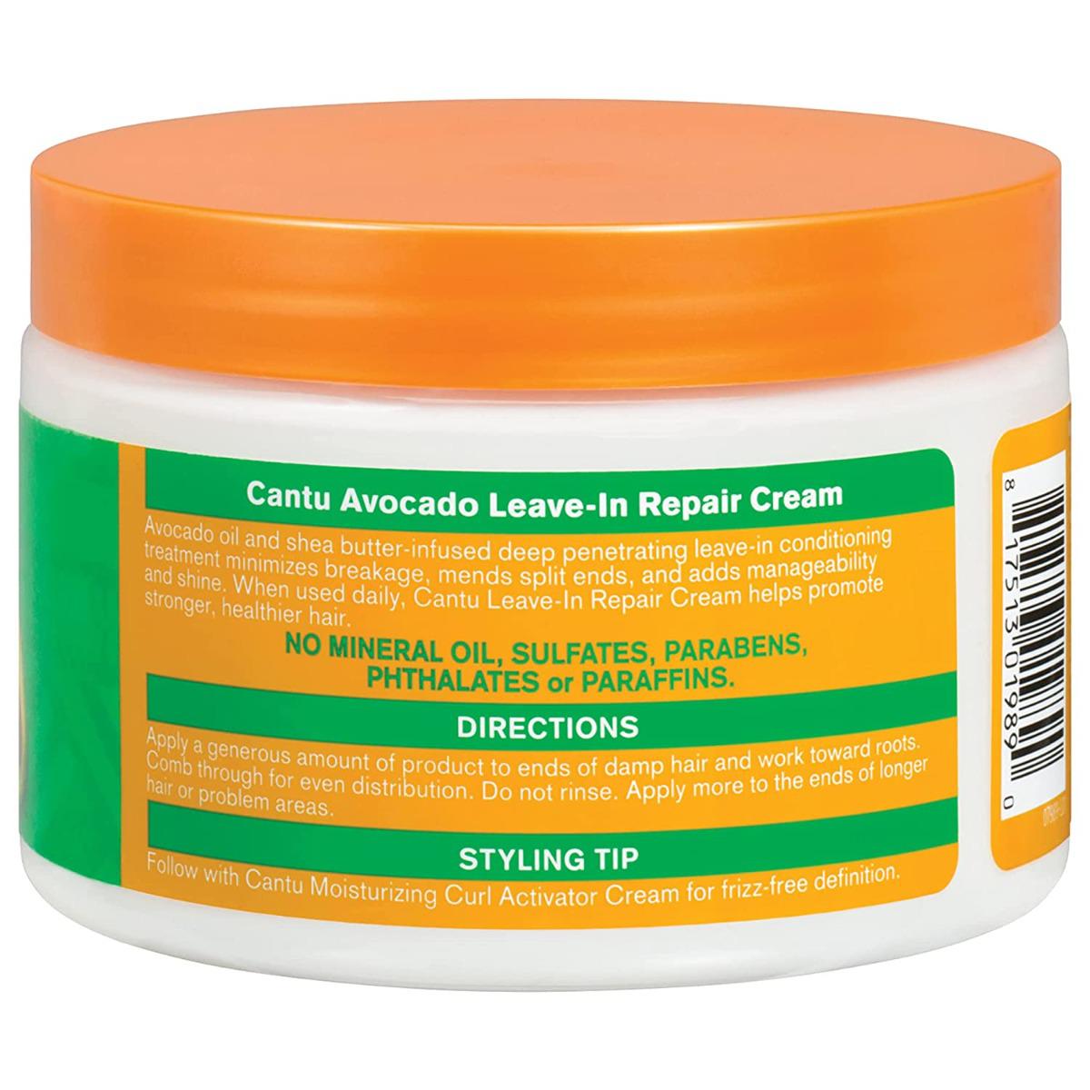 Cantu Avocado Hydrating Repair Leave-In with Olive Oil, Aloe & Shea Butter 340g