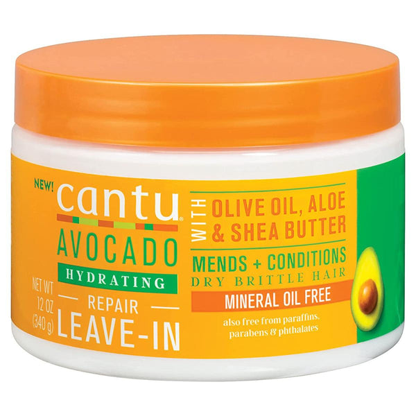 Cantu Avocado Hydrating Repair Leave-In with Olive Oil, Aloe & Shea Butter 340g
