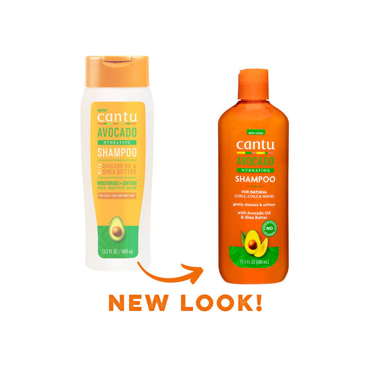 Cantu Avocado Hydrating Shampoo with Avocado Oil & Shea Butter Sulfate Free 400ml