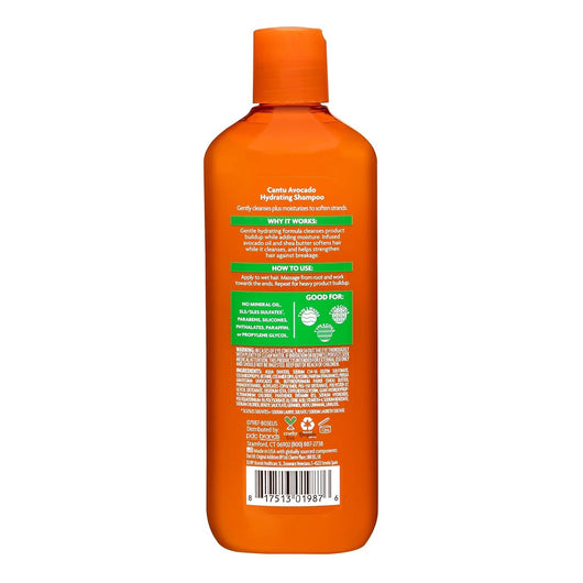 Cantu Avocado Hydrating Shampoo with Avocado Oil & Shea Butter Sulfate Free 400ml