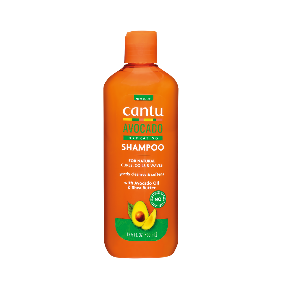 Cantu Avocado Hydrating Shampoo with Avocado Oil & Shea Butter Sulfate Free 400ml