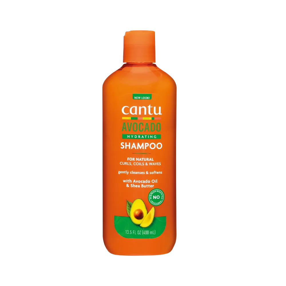 Cantu Avocado Hydrating Shampoo with Avocado Oil & Shea Butter Sulfate Free 400ml