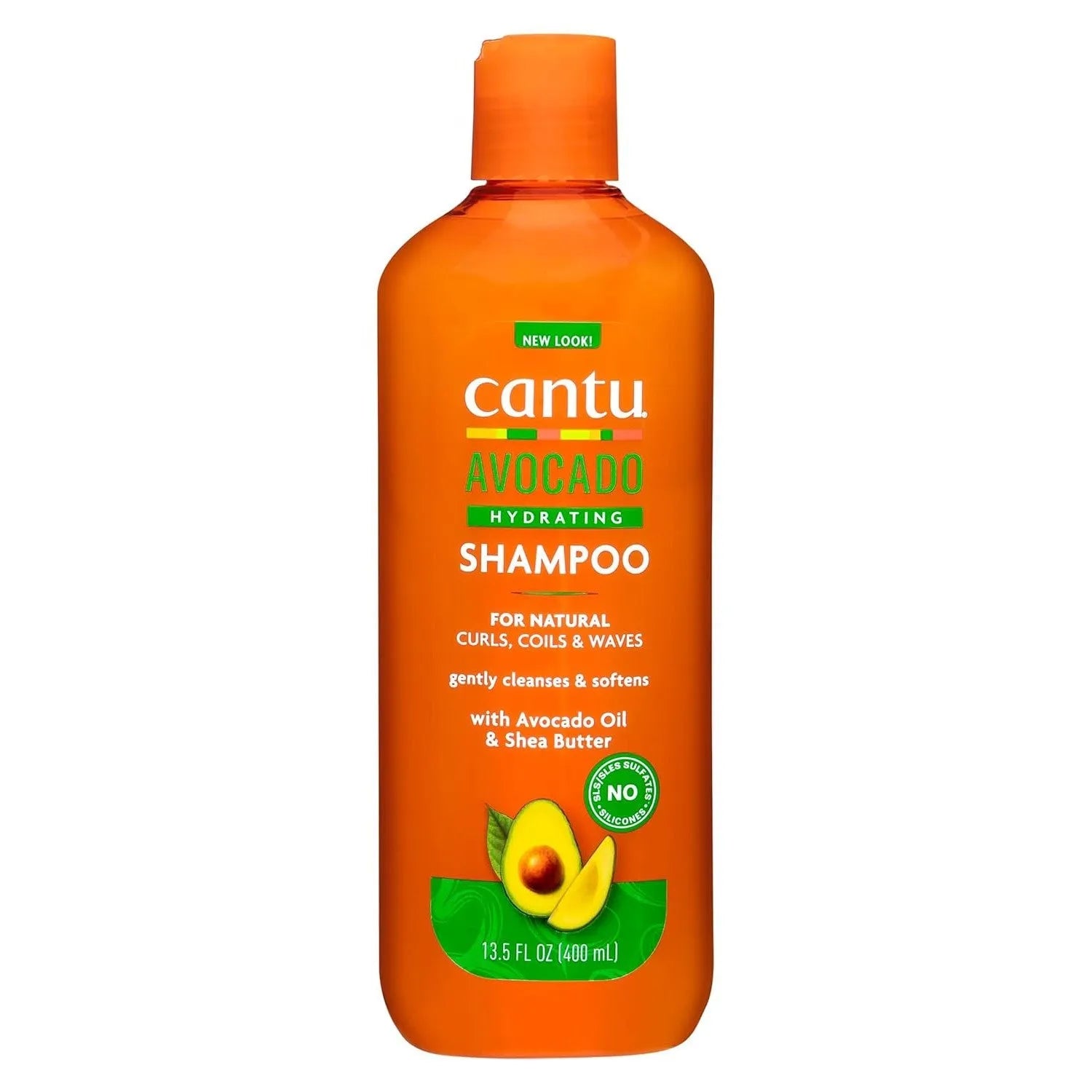 Cantu Avocado Hydrating Shampoo with Avocado Oil & Shea Butter Sulfate Free 400ml