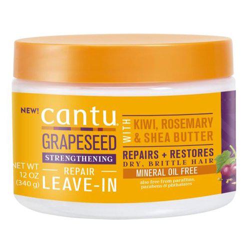 Cantu Grapeseed Strengthening Repair Leave-In with Shea Butter Sulfate Free No Silicone No Parabens