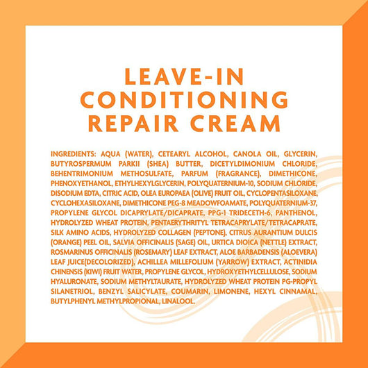 Cantu Shea Butter Oil Leave-In Conditioning Repair Cream Sulfate Free 16 oz