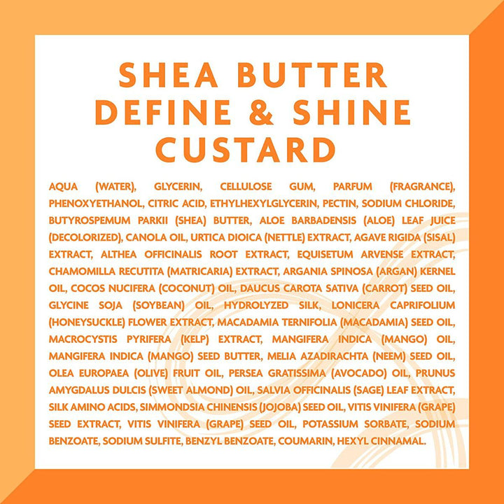 Cantu Shea Butter for Natural Hair Define & Shine Custard 340 g