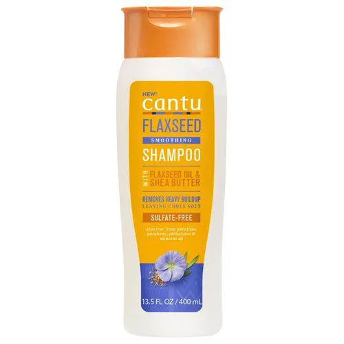 Cantu Smoothing Conditioner with Flaxseed Oil & Shea Butter Sulfate Free No Silicone No Parabe