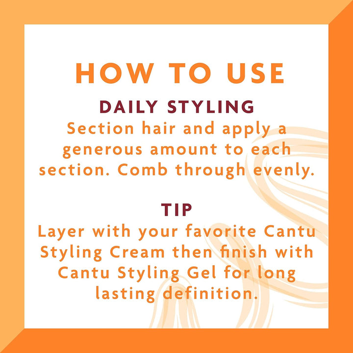 Cantu shea butter maximum hold strengthening styling gel with jamiaican black castor oil 524g