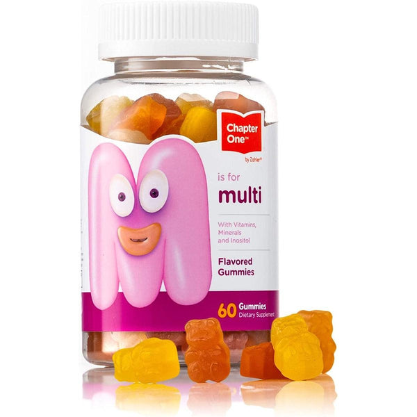 Chapter One by zahler Multivitamins Gummies For Kids with Vitamins, Minerals and Inositol 60 Flavored Gummies