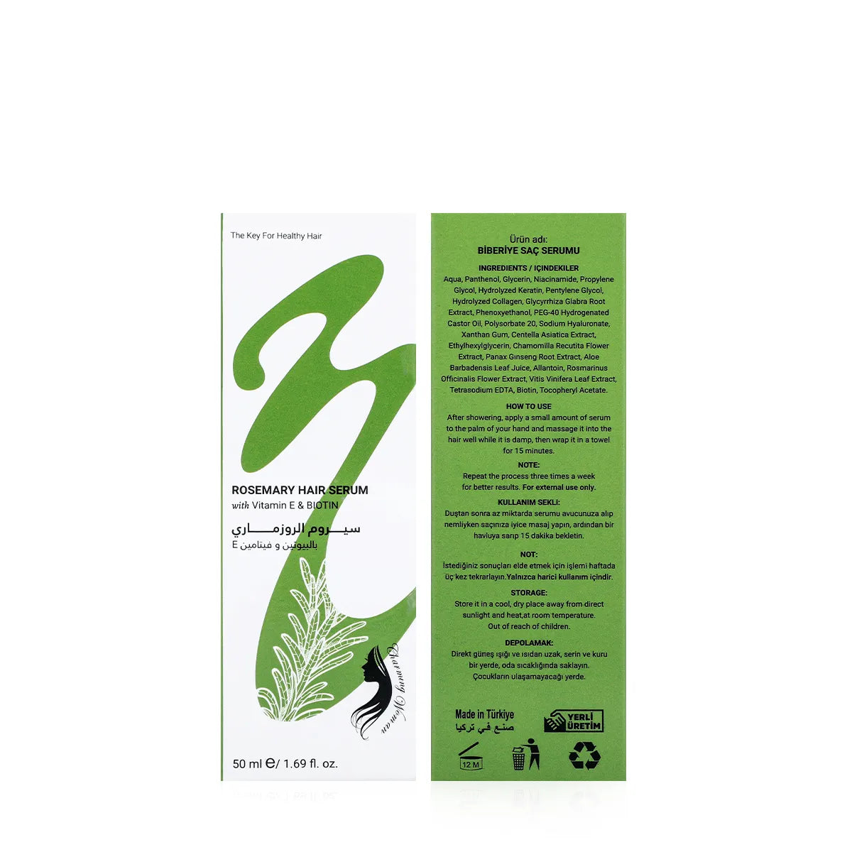 Charming Woman Biotin & Rosemary Hair Serum Hair 50 ml