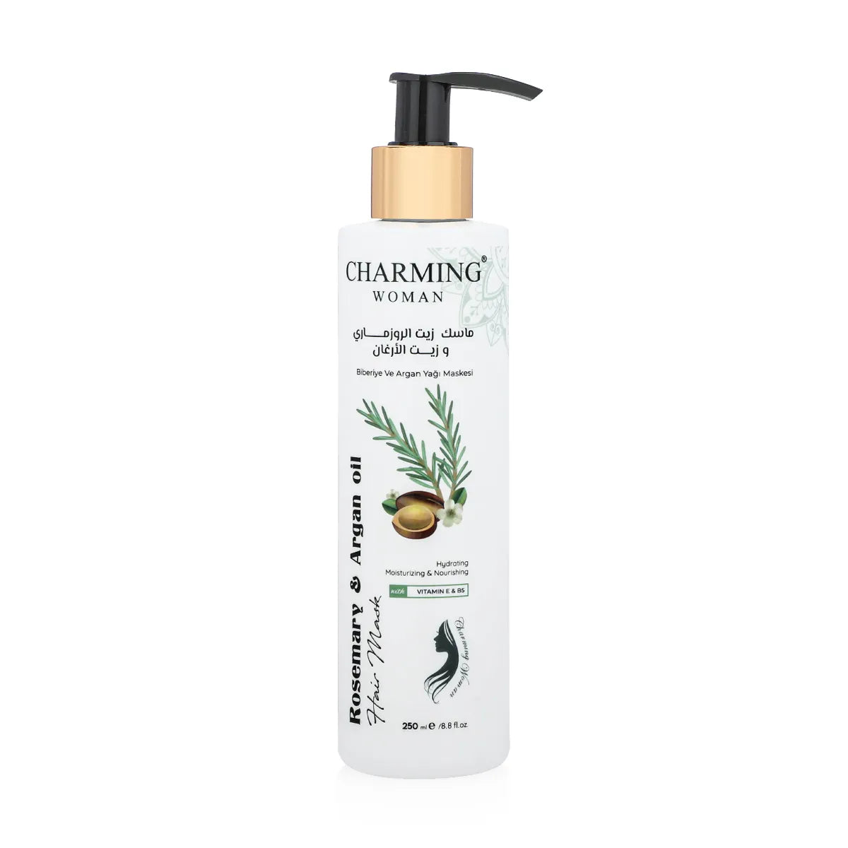 Charming Women Rosemary & Argan oil Hair Mask 250ml