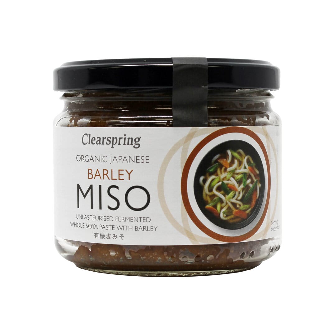 Clearspring Organic Japanese Barley Miso Fermented Unpasteurized 300g