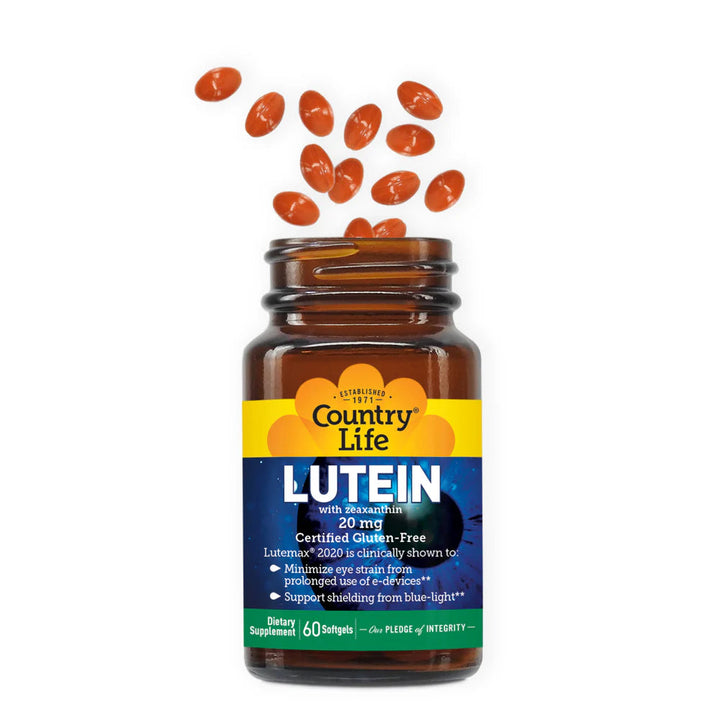 Country Life Lutein with Zeaxanthin 20 mg 60 Softgels