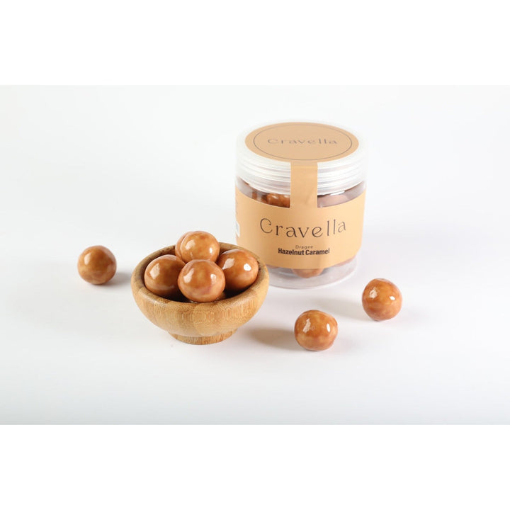 Cravella Hazelnut Caramel Dragee, 100g