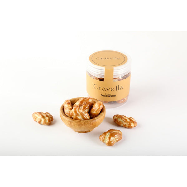 Cravella Pecan Caramel Dragee, 100g