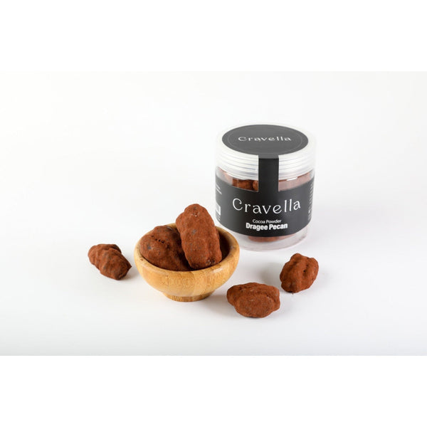 Cravella Pecan Coco Powder Dragee, 100g