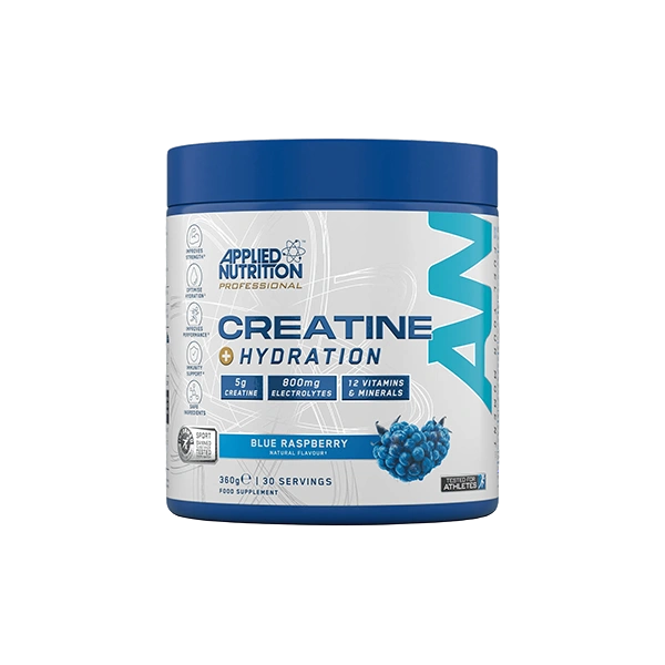 Applied Nutrition Creatine + Hydration, Blue Raspberry, 30 Servings