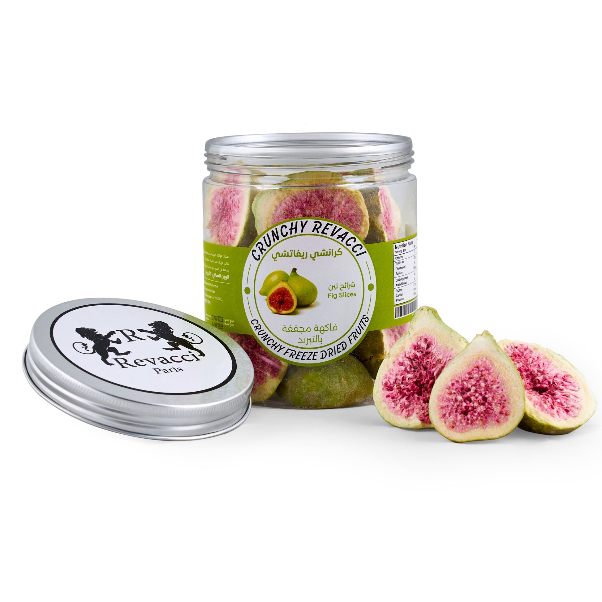Crunchy Revacci Freeze Dried Fig Slices 50g