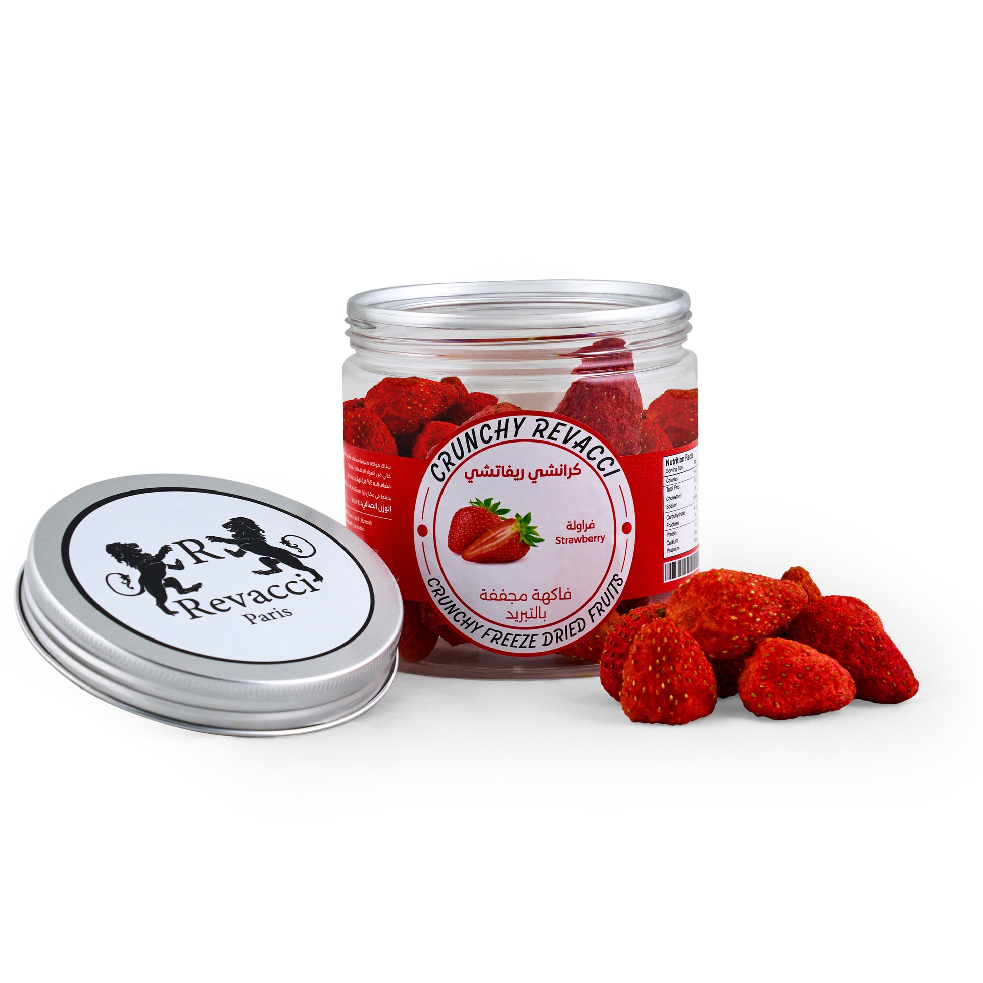 Crunchy Revacci Freeze Dried Strawberries 50g
