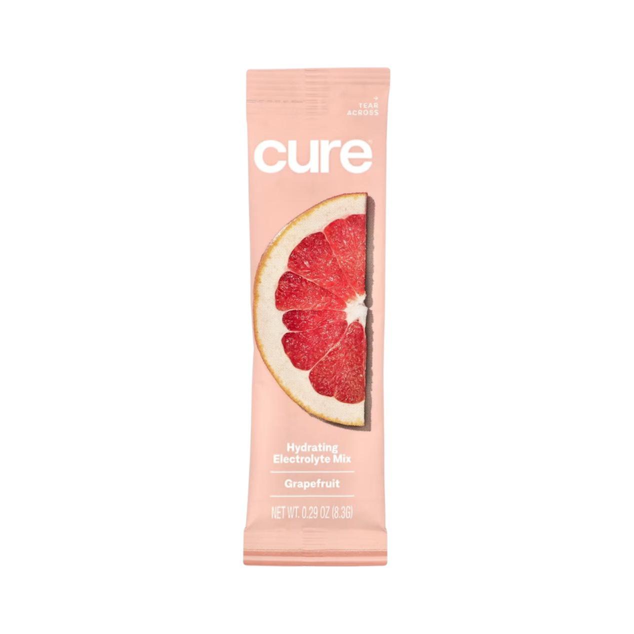 Cure Hydration Hydrating Electrolyte Drink Mix Grapefruit 14 Packets